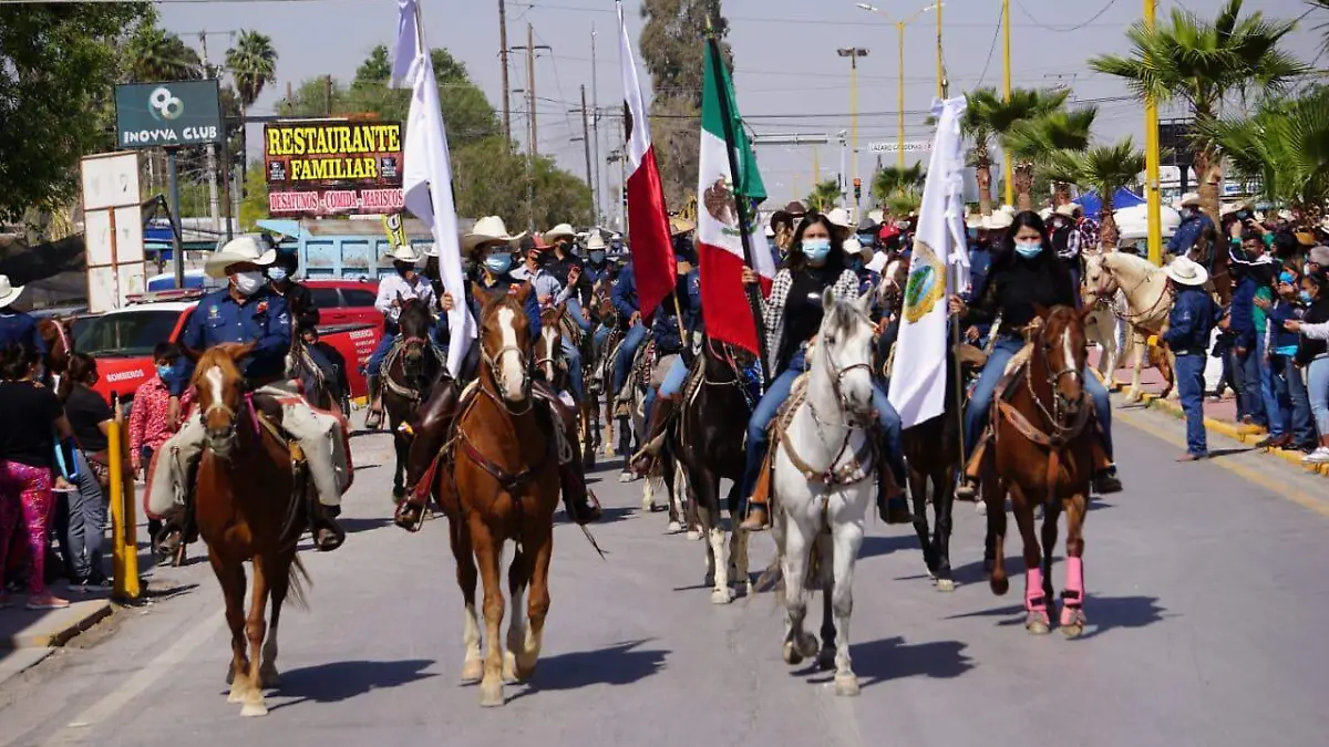 Cabalgata Matamoros Coahuila marzo 2021